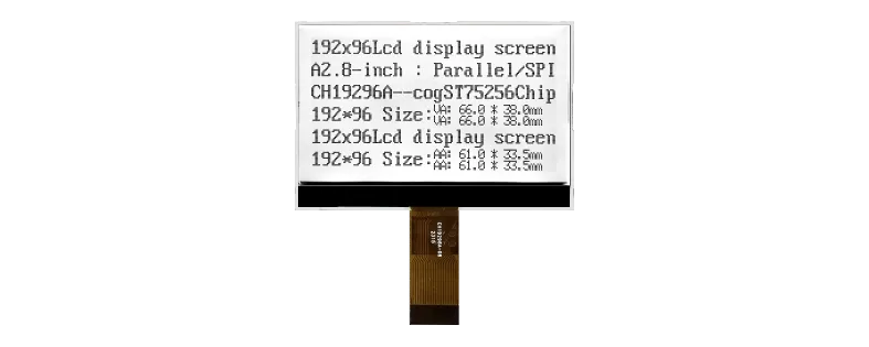 CH19296A-L (Version Plug-in) Affichage Graphique LCD 192x96